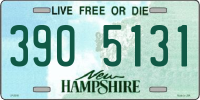 NH license plate 3905131