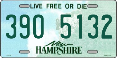 NH license plate 3905132