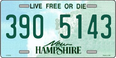 NH license plate 3905143