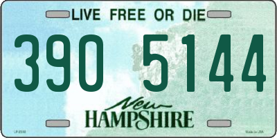 NH license plate 3905144