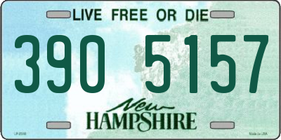 NH license plate 3905157