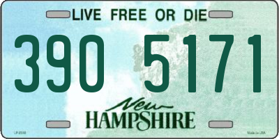 NH license plate 3905171