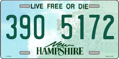 NH license plate 3905172