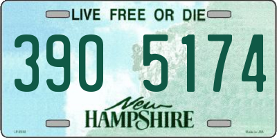 NH license plate 3905174