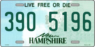 NH license plate 3905196