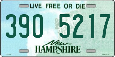 NH license plate 3905217