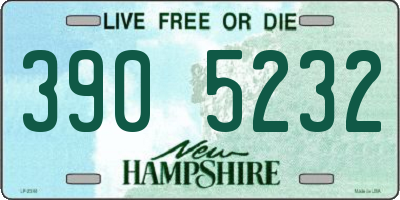 NH license plate 3905232