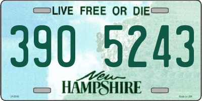 NH license plate 3905243