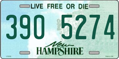 NH license plate 3905274
