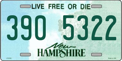NH license plate 3905322