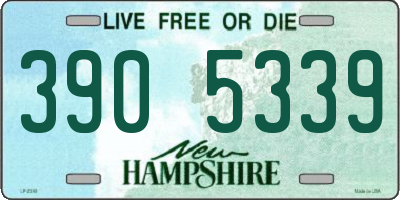 NH license plate 3905339