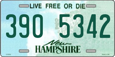 NH license plate 3905342