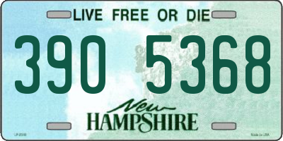 NH license plate 3905368