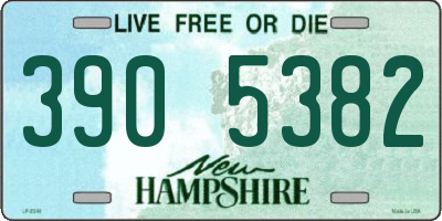 NH license plate 3905382