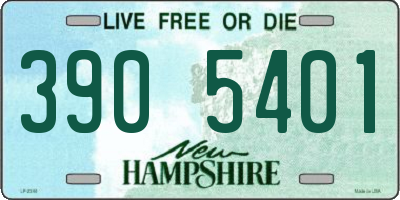 NH license plate 3905401