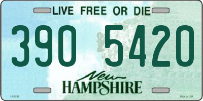 NH license plate 3905420