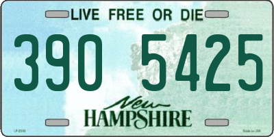 NH license plate 3905425