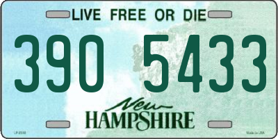 NH license plate 3905433