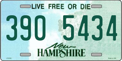 NH license plate 3905434