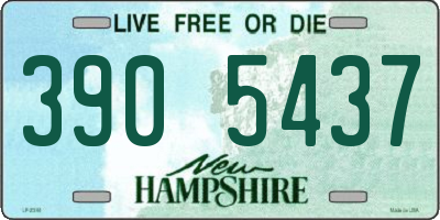 NH license plate 3905437