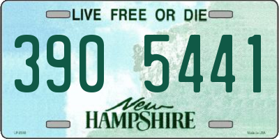 NH license plate 3905441