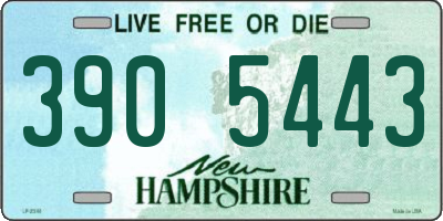 NH license plate 3905443