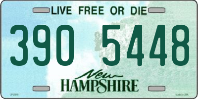 NH license plate 3905448