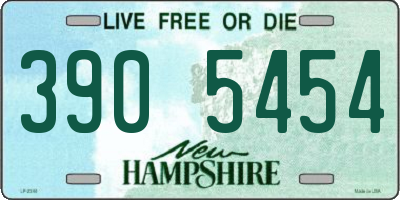 NH license plate 3905454