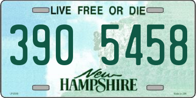 NH license plate 3905458