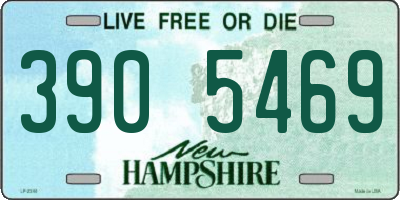 NH license plate 3905469
