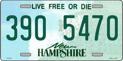 NH license plate 3905470