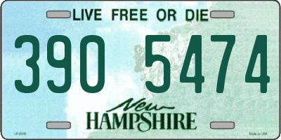 NH license plate 3905474