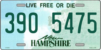 NH license plate 3905475