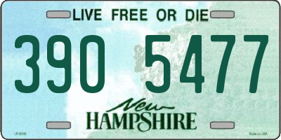 NH license plate 3905477