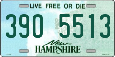 NH license plate 3905513