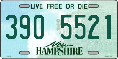 NH license plate 3905521