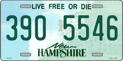 NH license plate 3905546