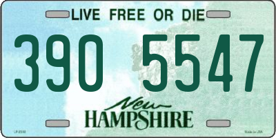 NH license plate 3905547