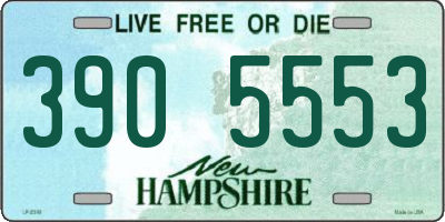 NH license plate 3905553