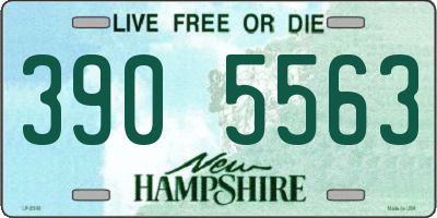 NH license plate 3905563