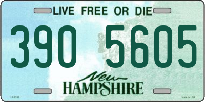 NH license plate 3905605