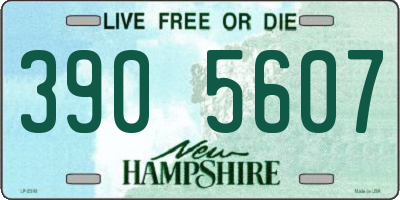 NH license plate 3905607