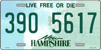 NH license plate 3905617