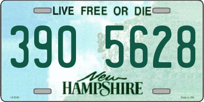 NH license plate 3905628