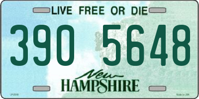 NH license plate 3905648