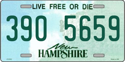 NH license plate 3905659