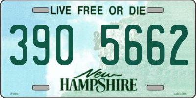 NH license plate 3905662