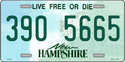 NH license plate 3905665