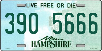 NH license plate 3905666