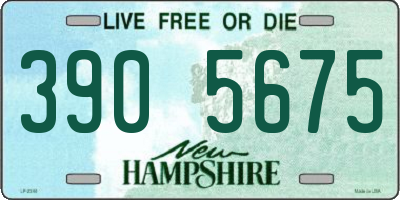 NH license plate 3905675